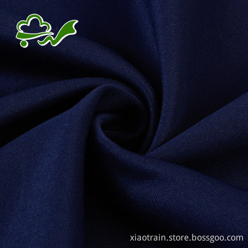 75D einfarbig gefärbtes Marine-Elasthan-Polyester-Gewebe für Damentücher